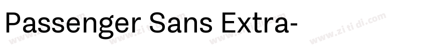 Passenger Sans Extra字体转换 Passenger Sans Extra字体转换